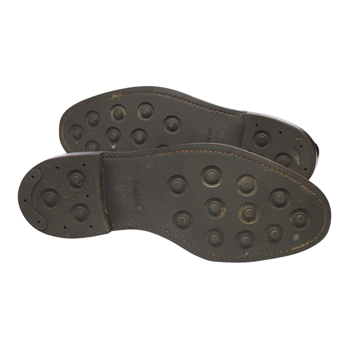 'Waverley' Burgundy Leather Derby UK 10 F