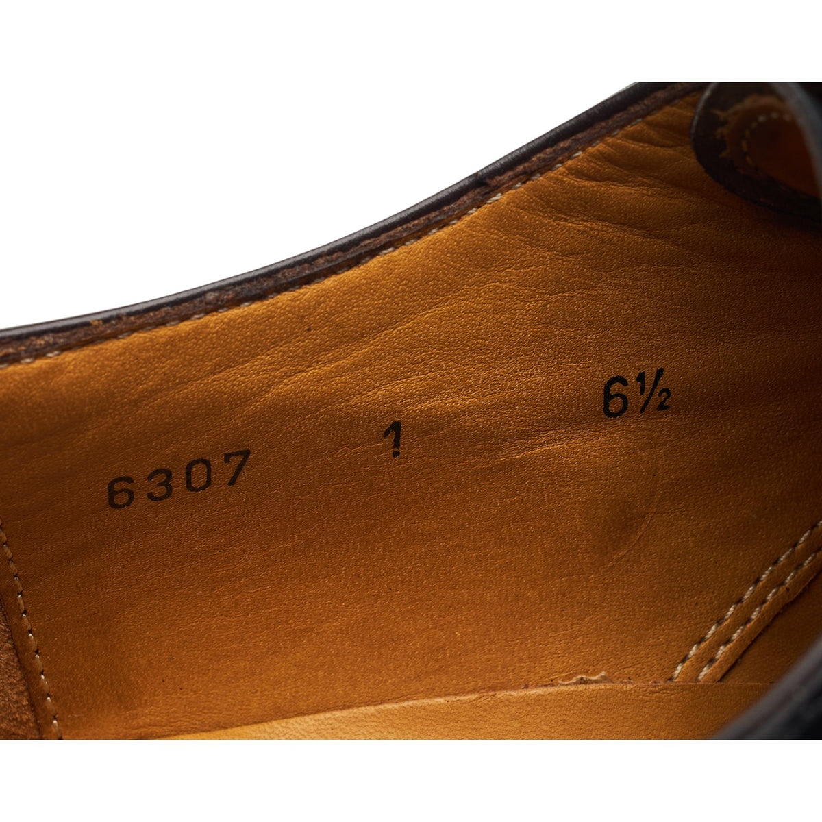 'Gareth 6307' Black Leather Single Monk Strap UK 6.5 F