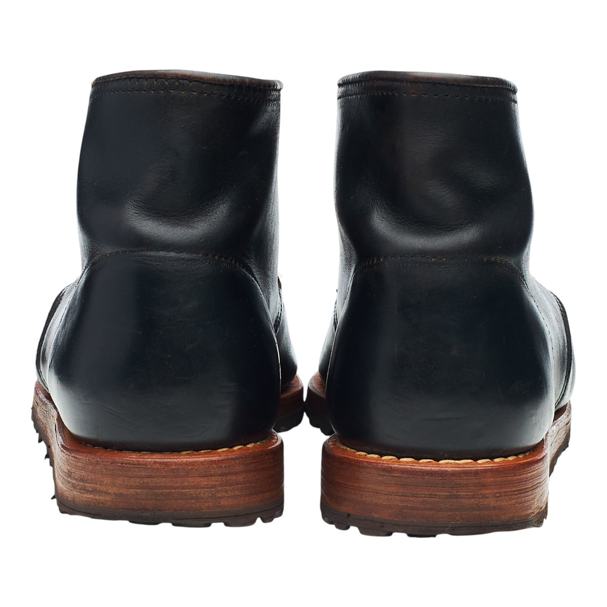 Black Leather Chukka Boots UK 7.5 US 8 E