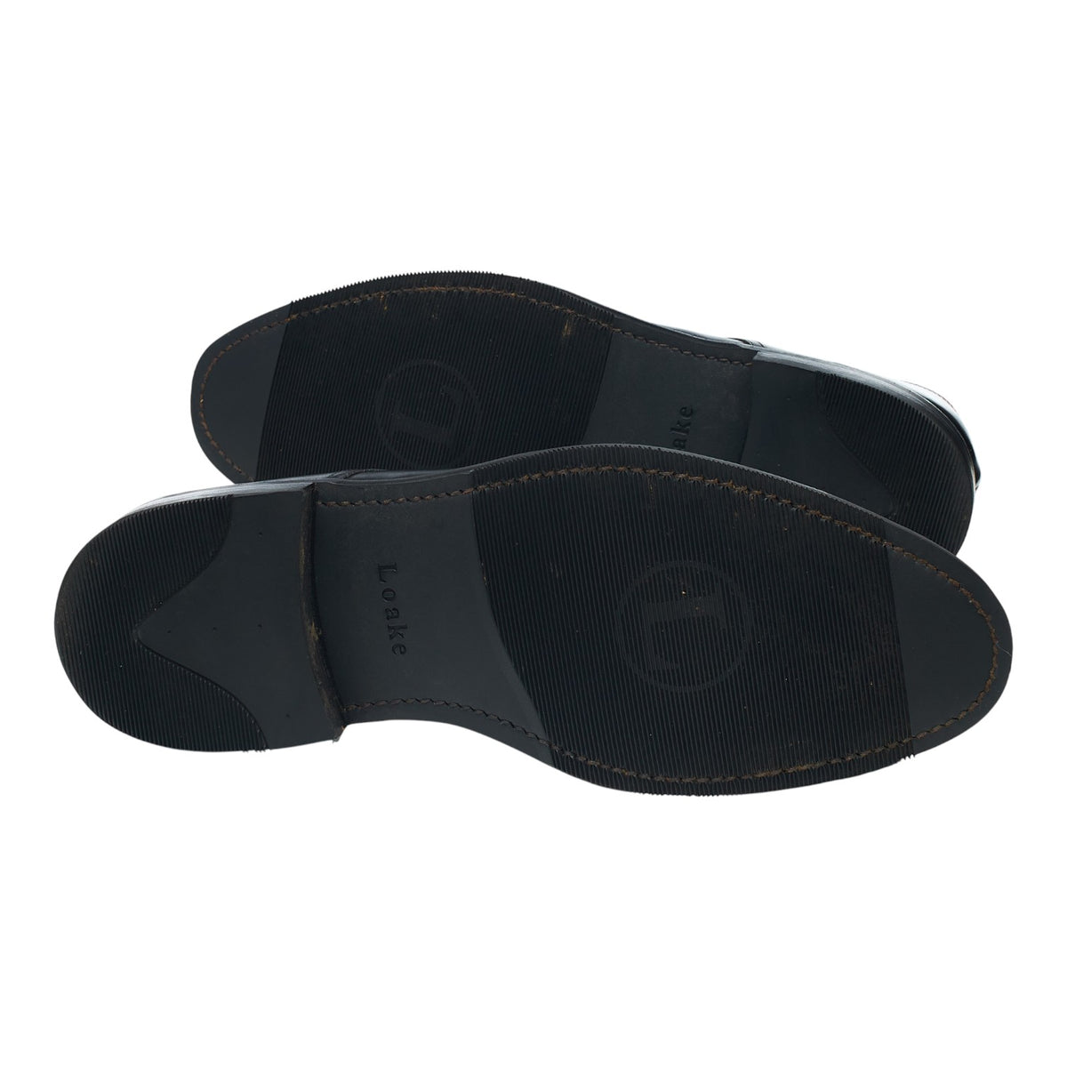 1880 'Acton' Black Leather Split Toe Derby UK 9.5 F