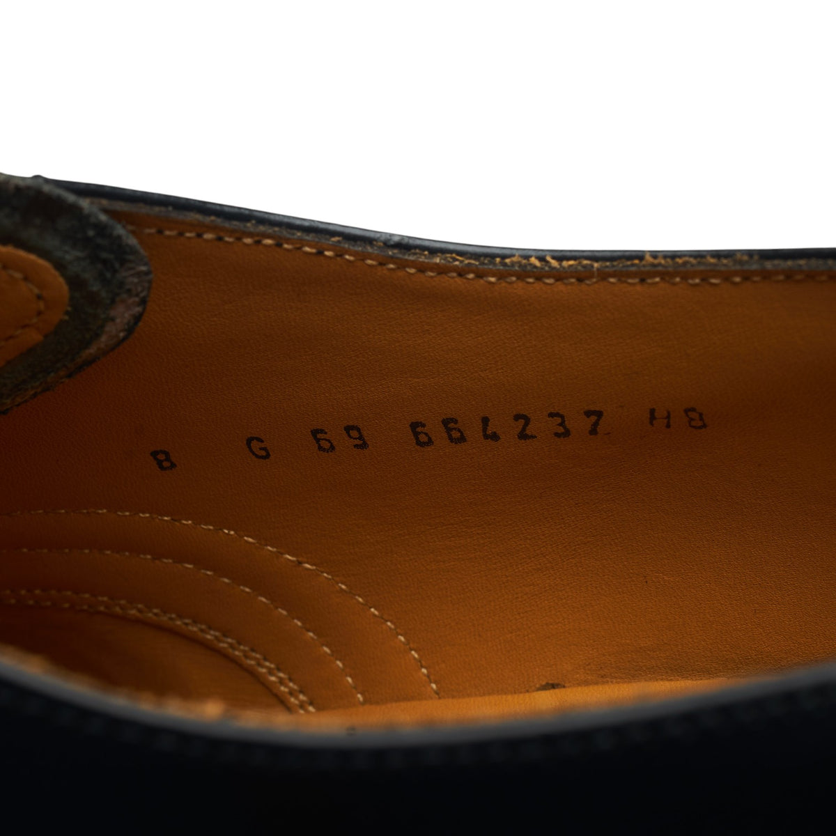 'Albert' Black Leather Oxford Brogues UK 8 G