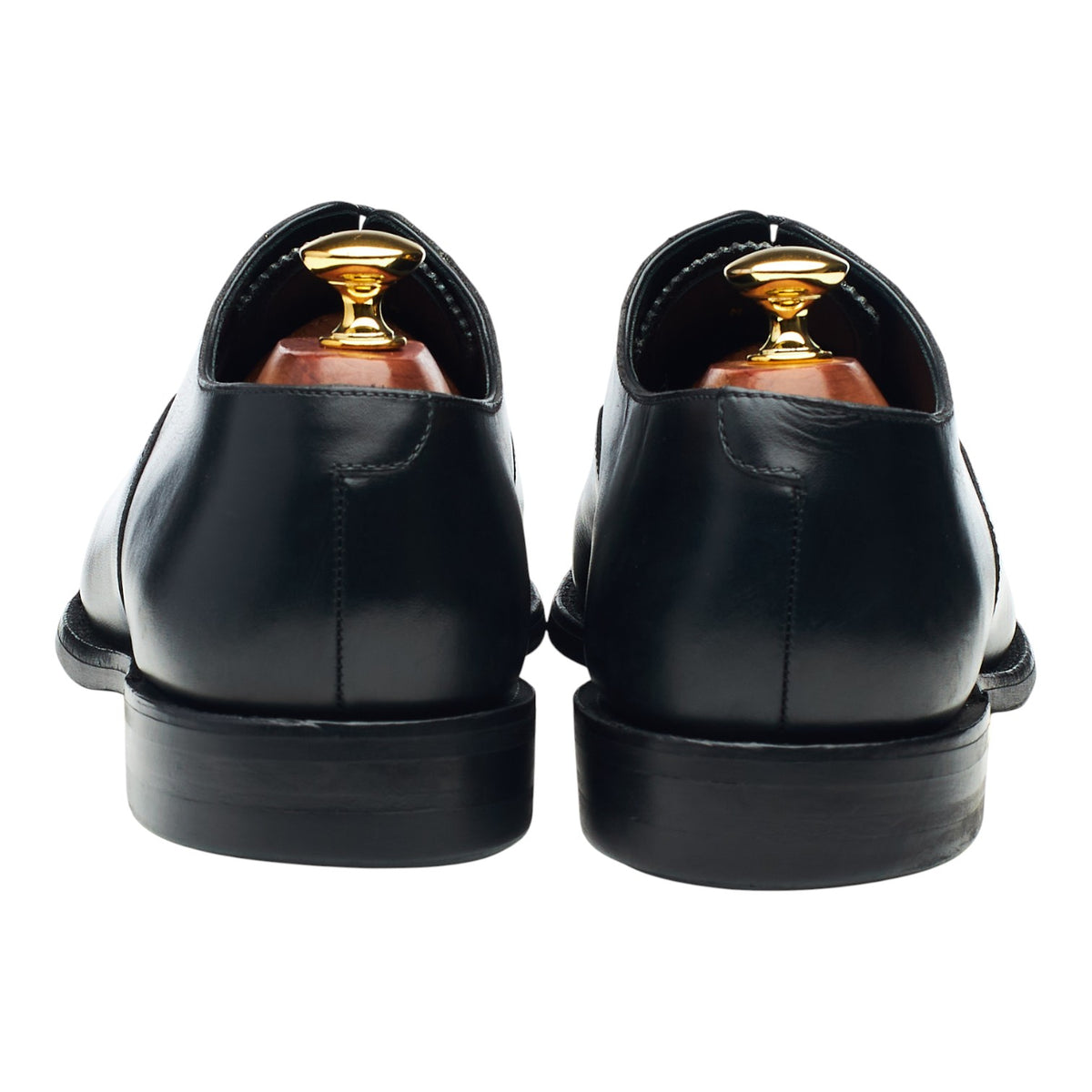 1880 'Aldwych' Black Leather Oxford UK 8.5 F