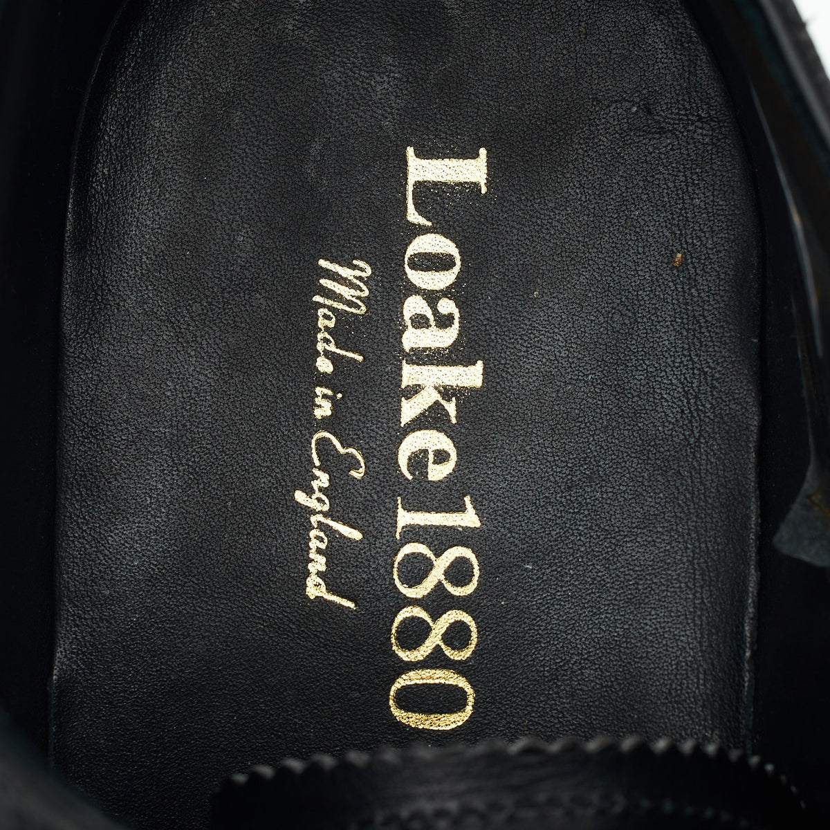 1880 'Aldwych' Black Leather Oxford UK 8.5 F