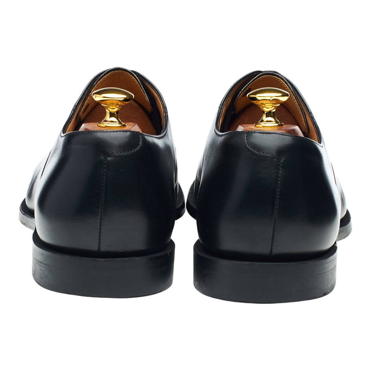 'Edgware' Black Leather Oxford UK 11 F