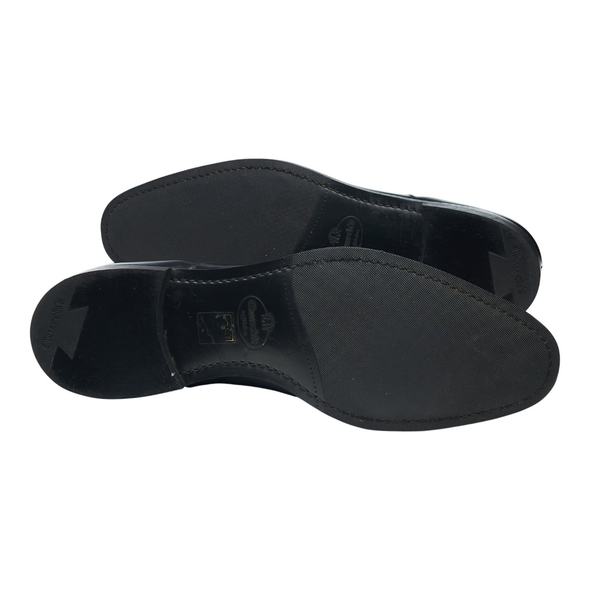 'Edgware' Black Leather Oxford UK 11 F