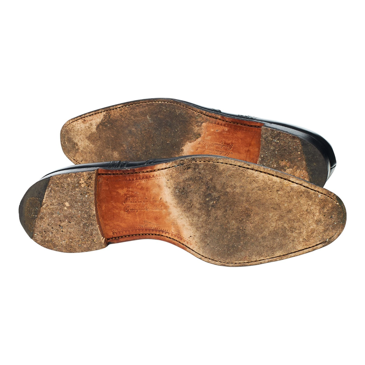 'Broad II' Black Leather Oxford Brogues UK 9.5 F