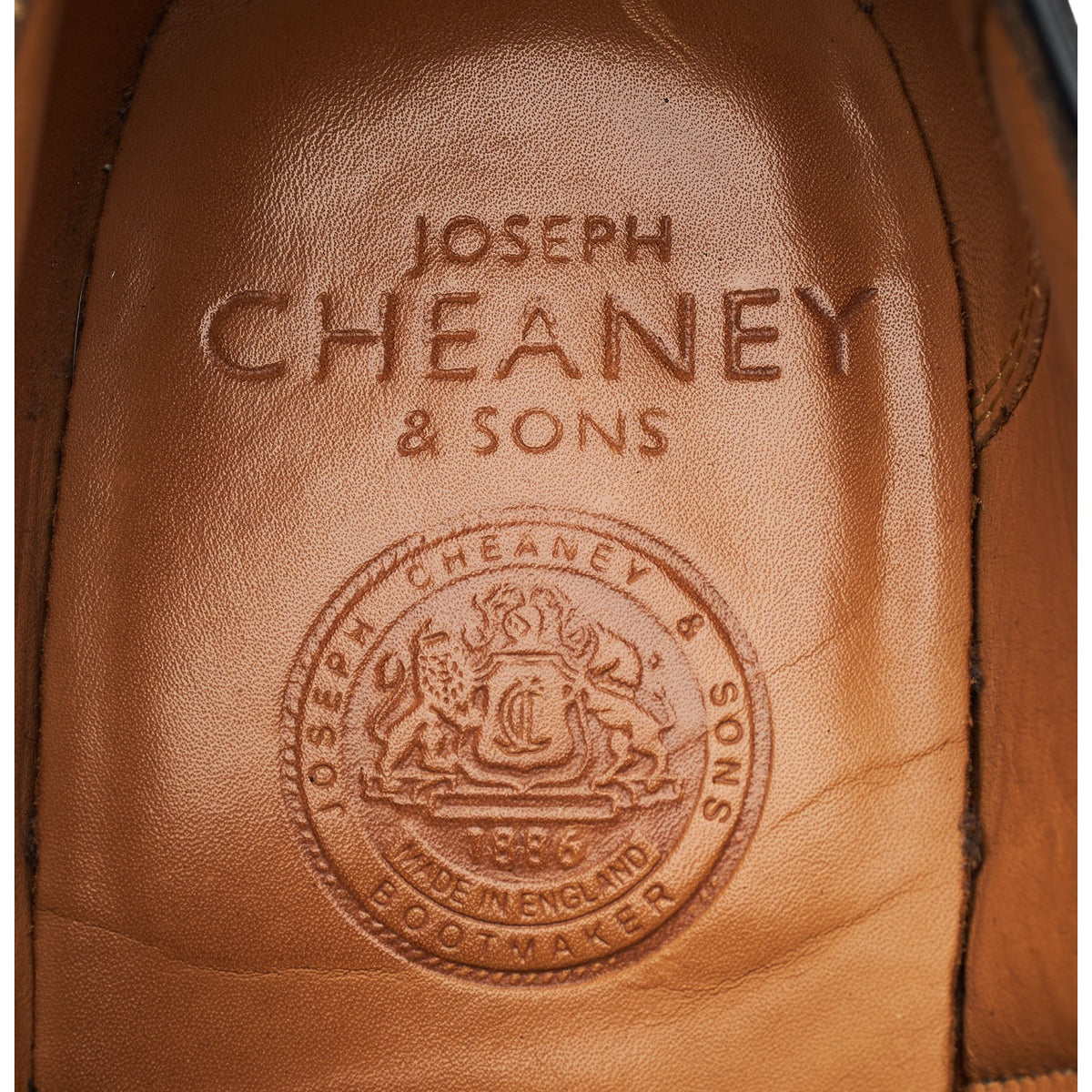 'Broad II' Black Leather Oxford Brogues UK 9.5 F