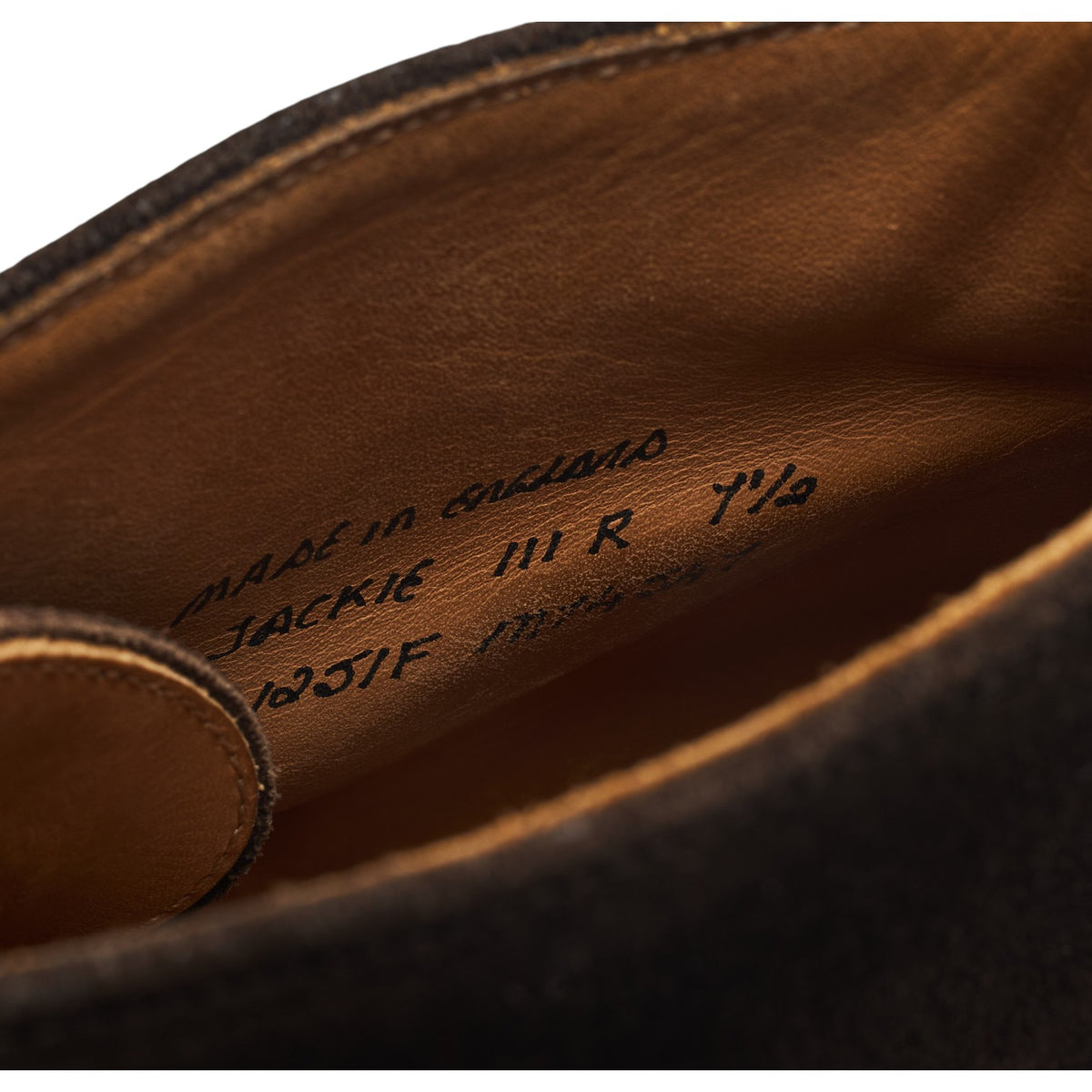 'Jackie III' Dark Brown Suede Chukka Boots UK 7.5 F