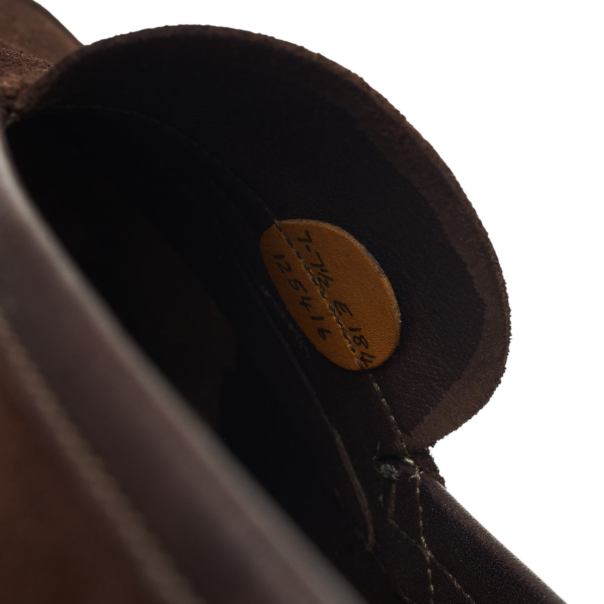 'Ventnor' Dark Brown Suede Unlined Loafers UK 7 E