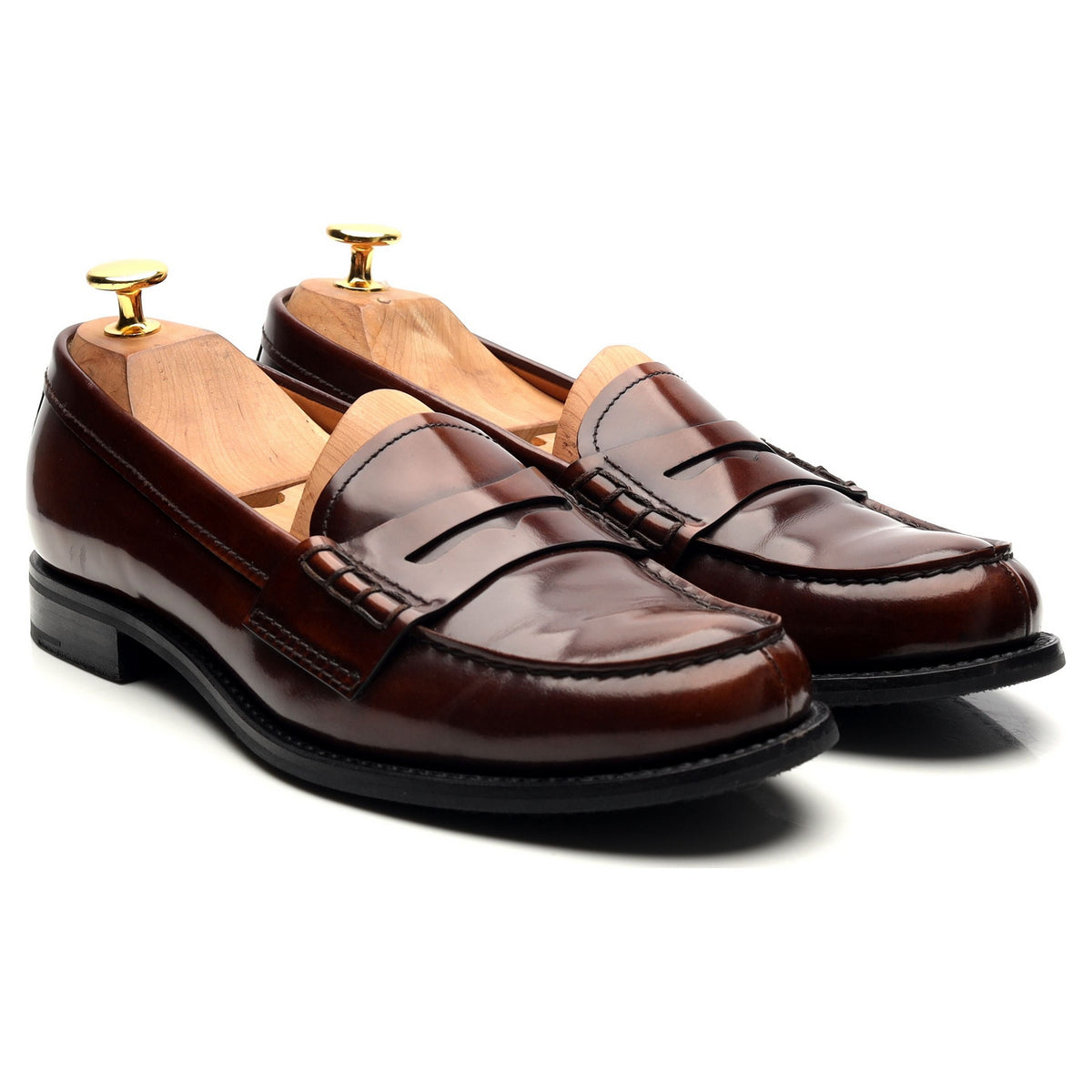 &#39;Annie&#39; Brown Leather Loafers UK 7 EU 40