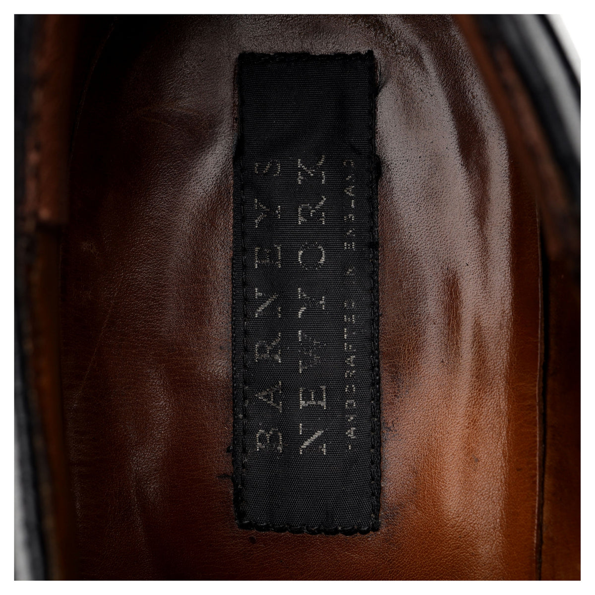 Barneys NY Black Leather Split Toe Derby UK 10.5 FX