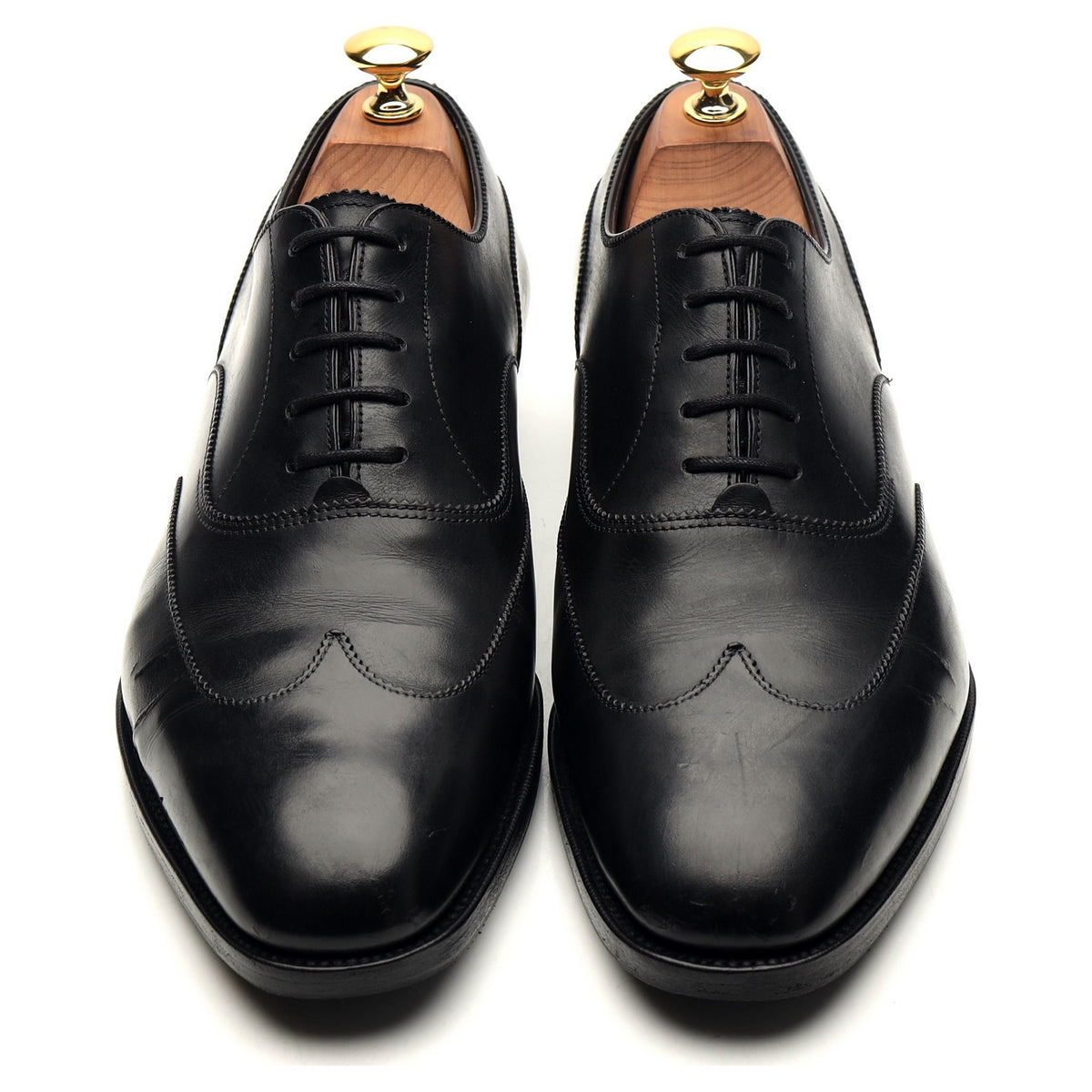 &#39;Beaulieu&#39; Black Leather Oxford UK 7 E