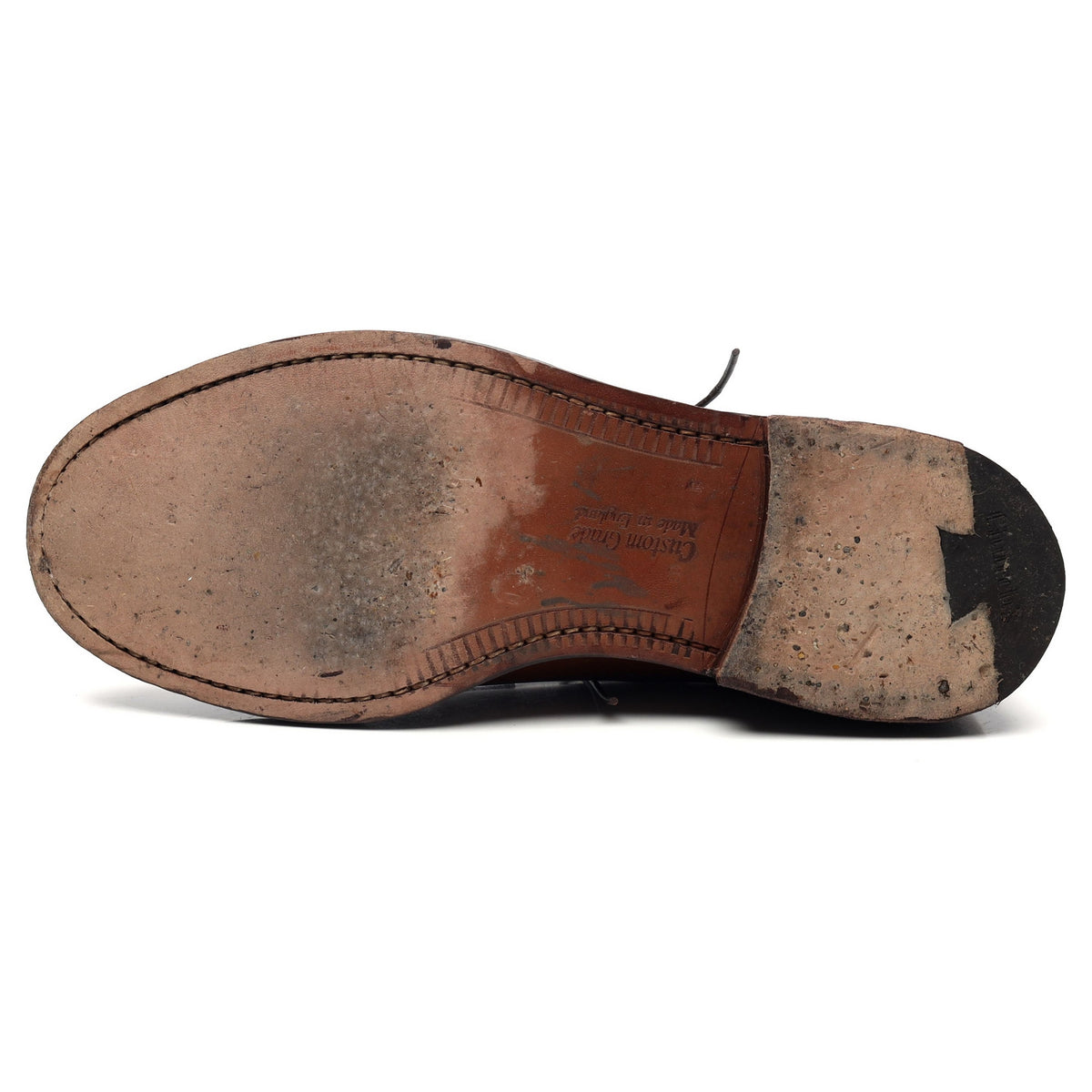 &#39;Shannon&#39; Tan Brown Leather Derby UK 8 G