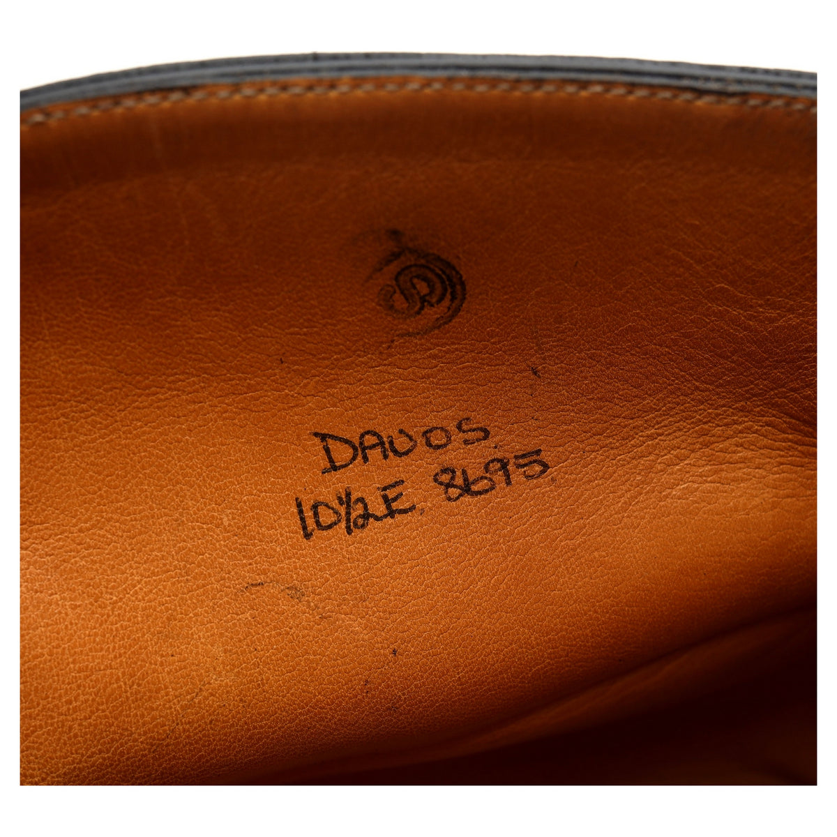 &#39;Davos&#39; Black Leather Apron Strap Boots UK 10.5 E