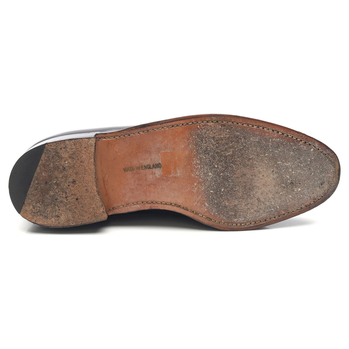 &#39;Arran&#39; Black Leather Loafers UK 6 F