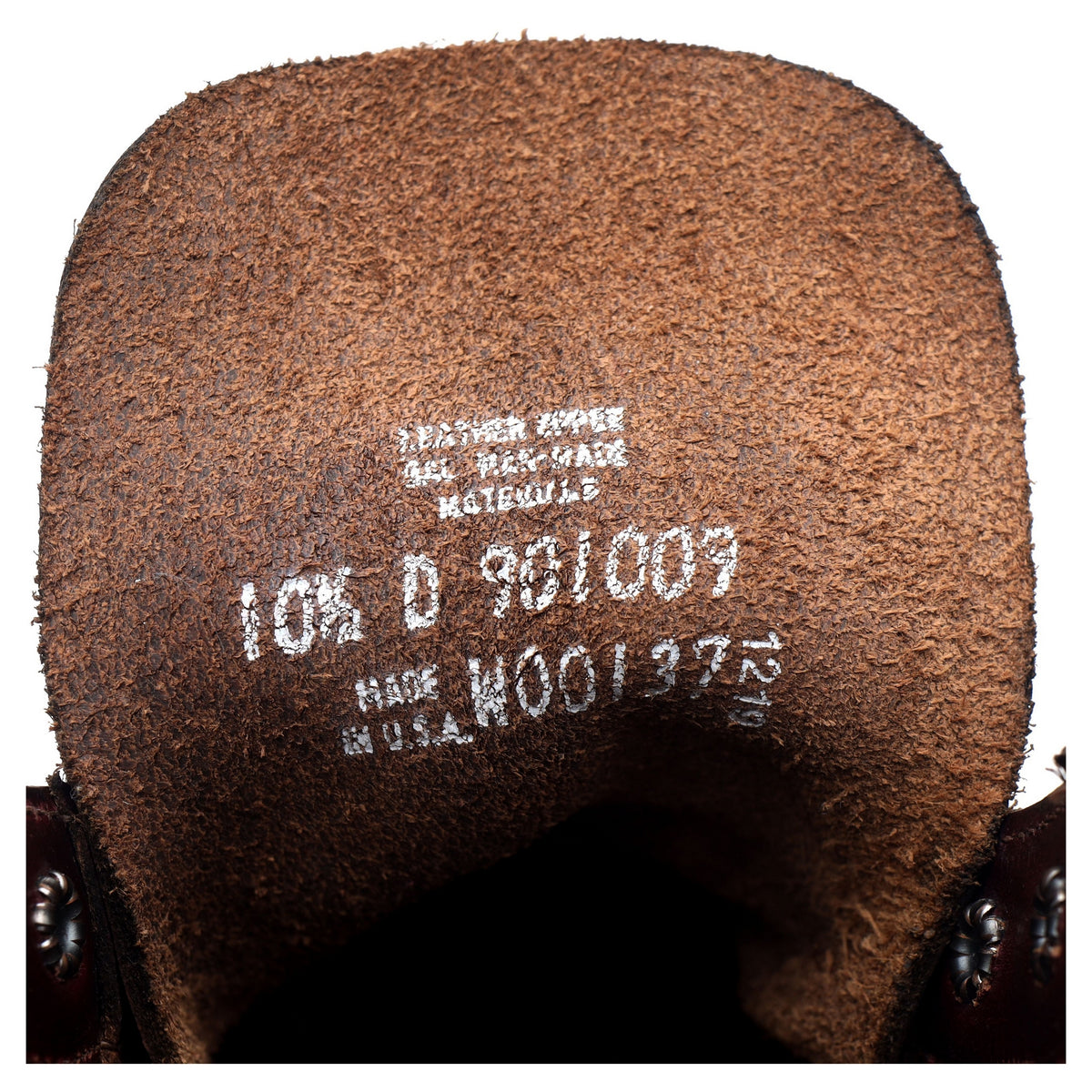 1000 Mile &#39;Evans&#39; Burgundy Leather Boots UK 9.5 US 10.5