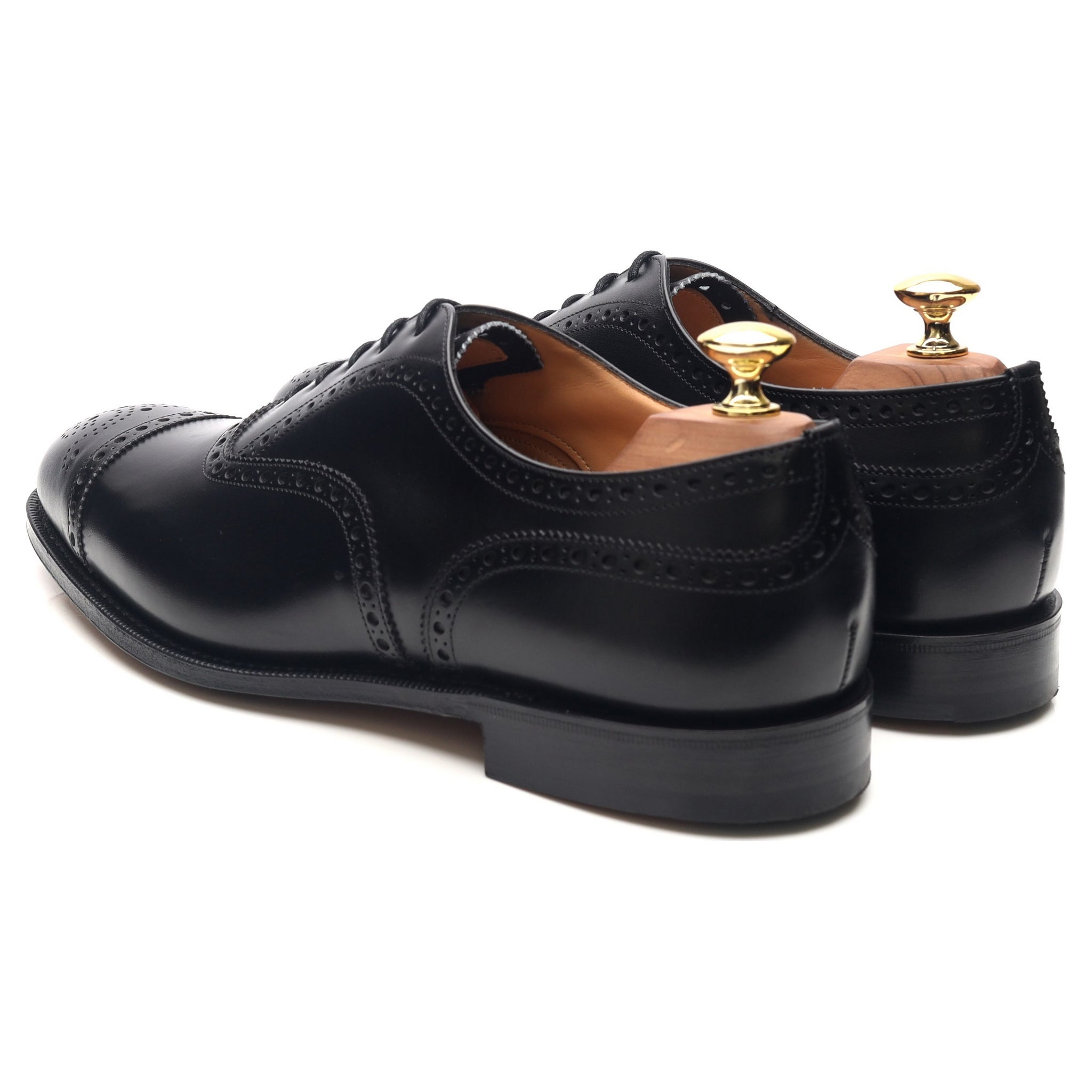 靴 Church's DIPLOMAT sizeUK7 Diplomat' Black Leather Oxford Semi Brogues UK 8 F - Abbot's