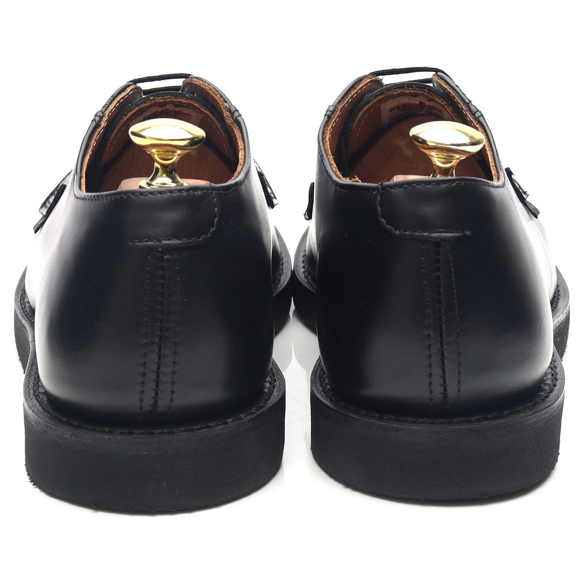&#39;101 Postman Oxford&#39; Black Leather Derby Shoes UK 7.5 US 8.5