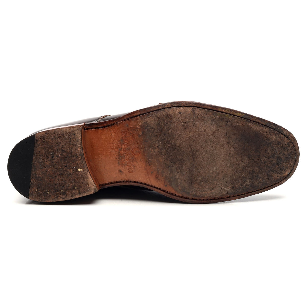 &#39;Ellery&#39; Dark Brown Leather Double Monk Strap UK 7 F