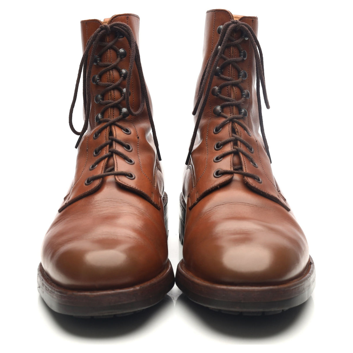 &#39;Snowdon&#39; Tan Brown Leather Veldtschoen Boots UK 9 E