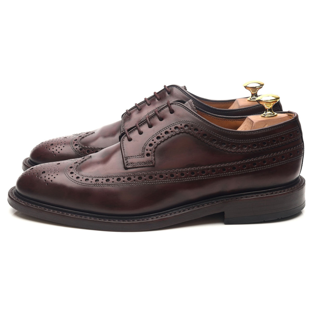 Loake royal deals oxblood brogues