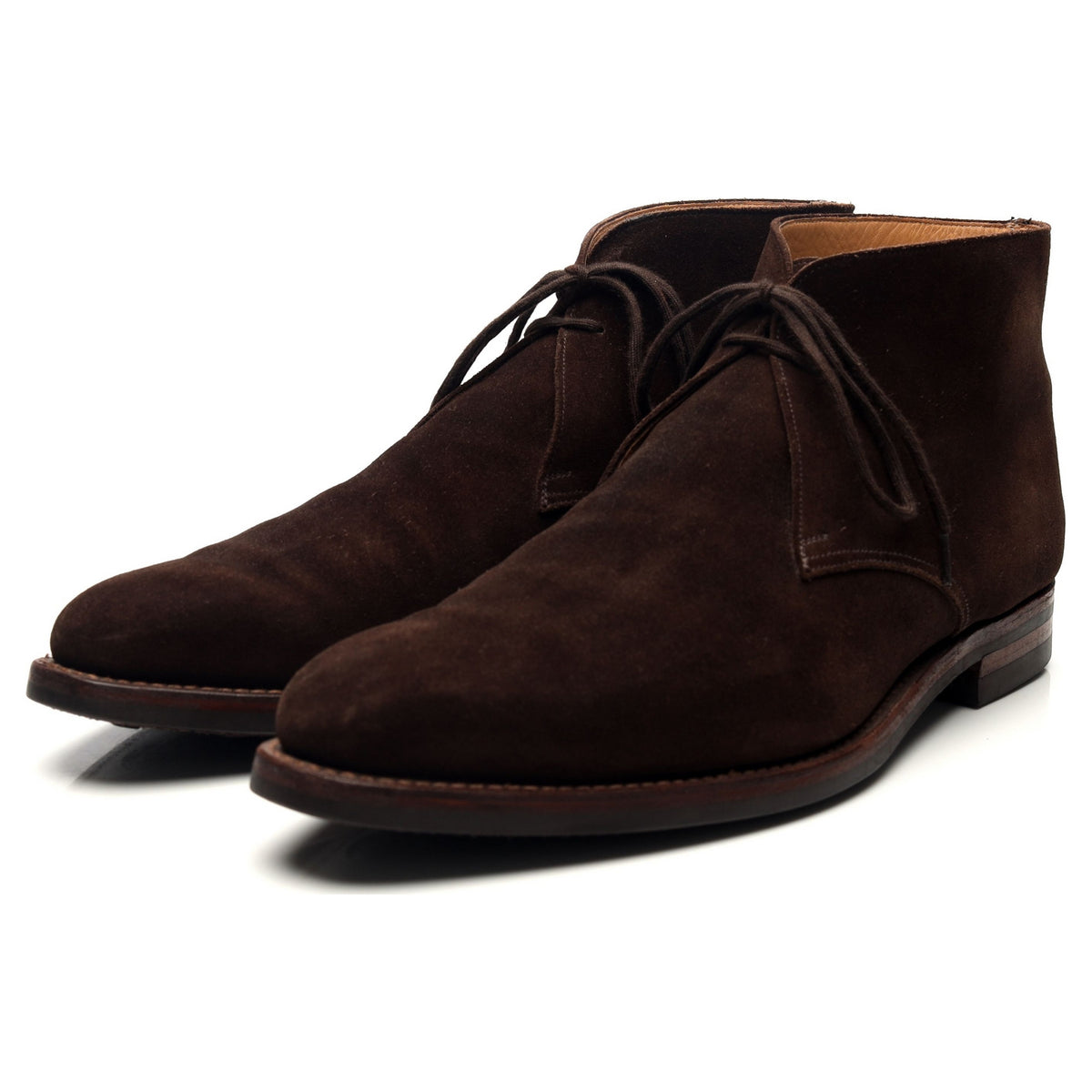 &#39;Tetbury&#39; Dark Brown Suede Chukka Boots UK 11.5 E