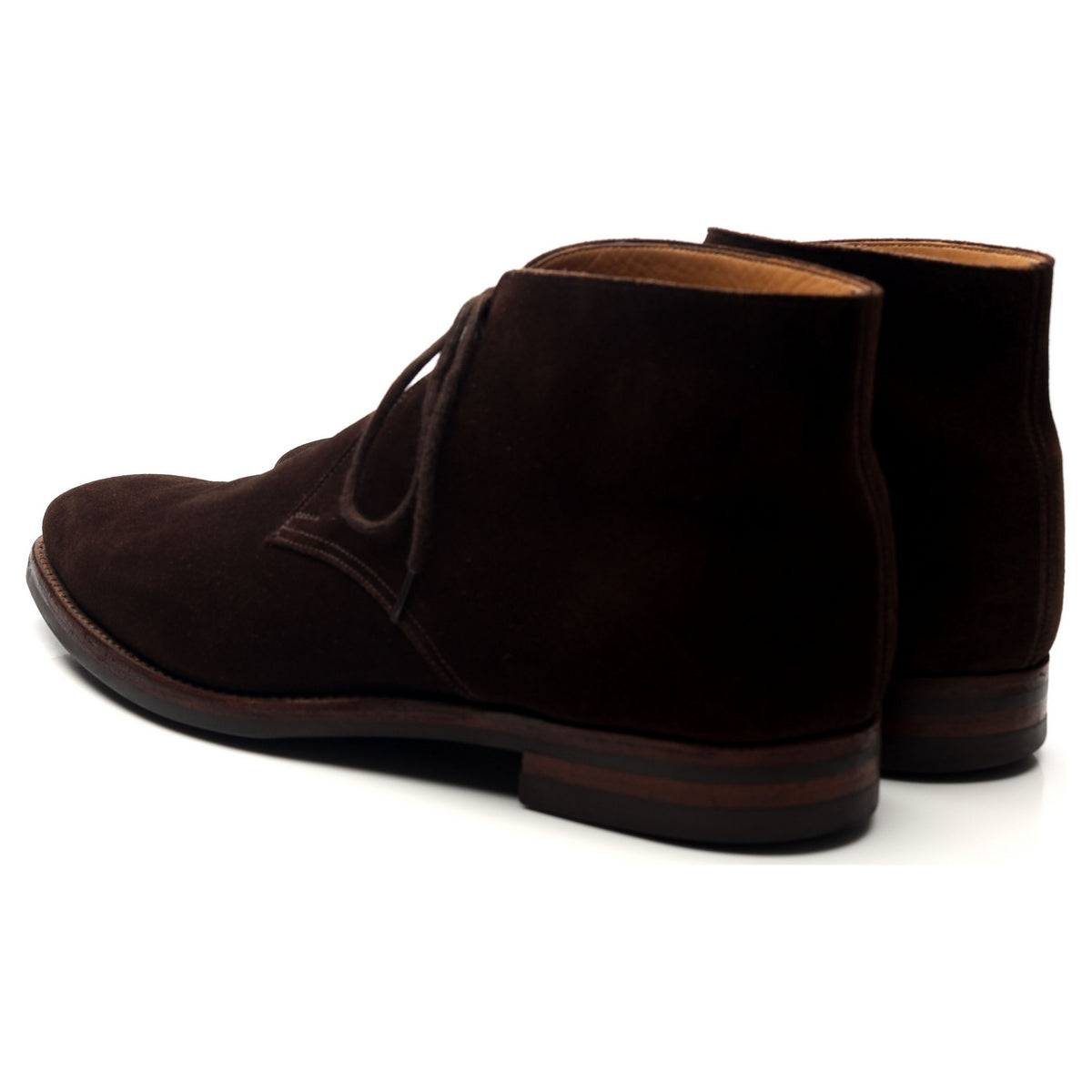 &#39;Tetbury&#39; Dark Brown Suede Chukka Boots UK 11.5 E