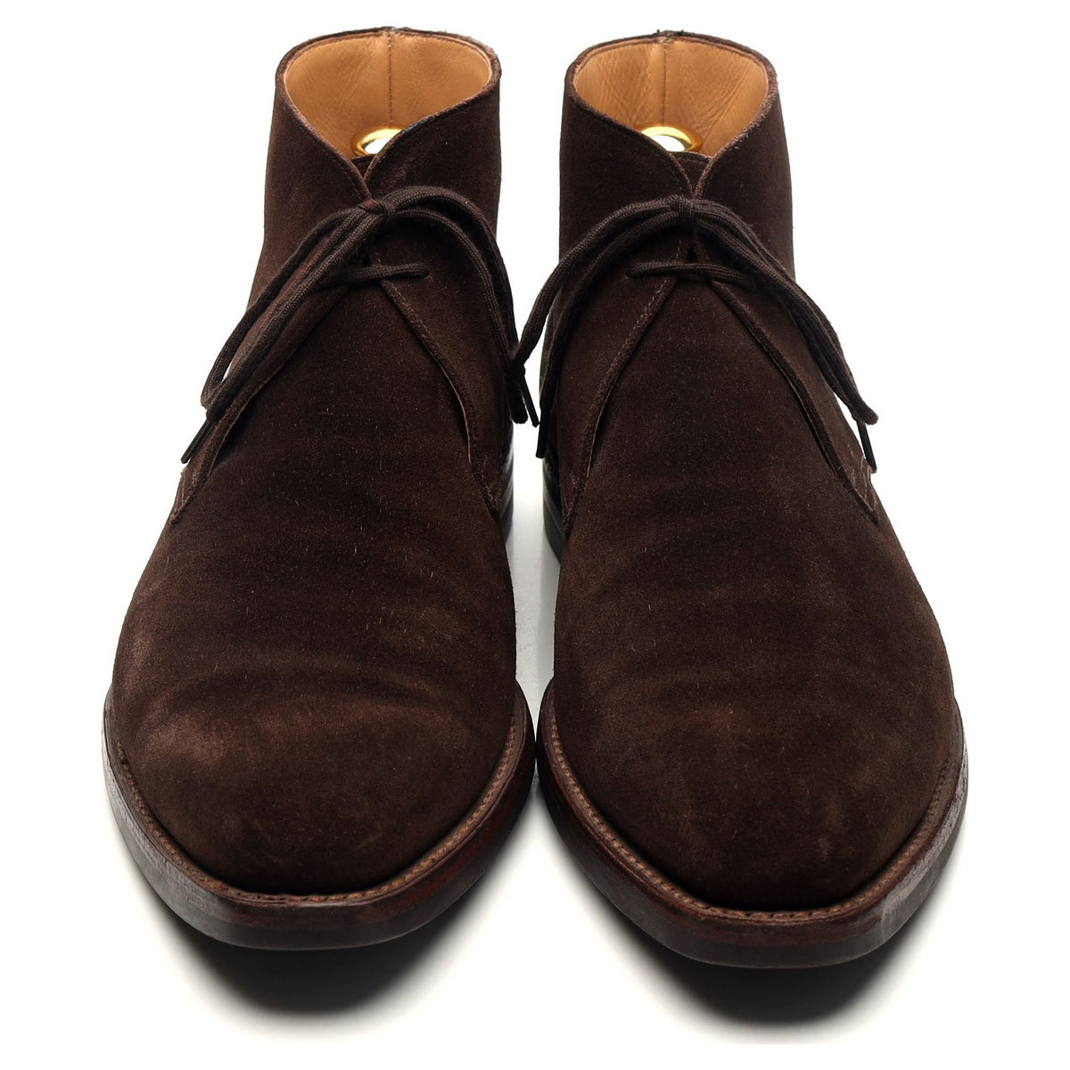 &#39;Tetbury&#39; Dark Brown Suede Chukka Boots UK 11.5 E