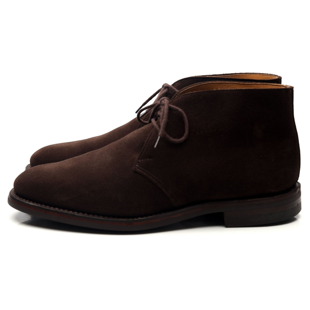 &#39;Chiltern&#39; Dark Brown Suede Chukka Boots UK 7.5 E