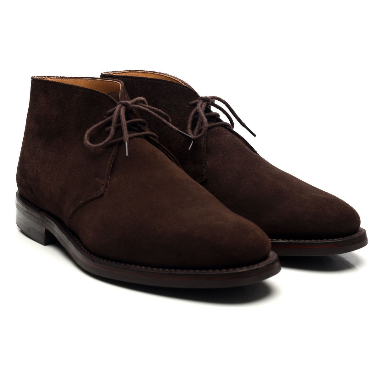 &#39;Chiltern&#39; Dark Brown Suede Chukka Boots UK 7.5 E