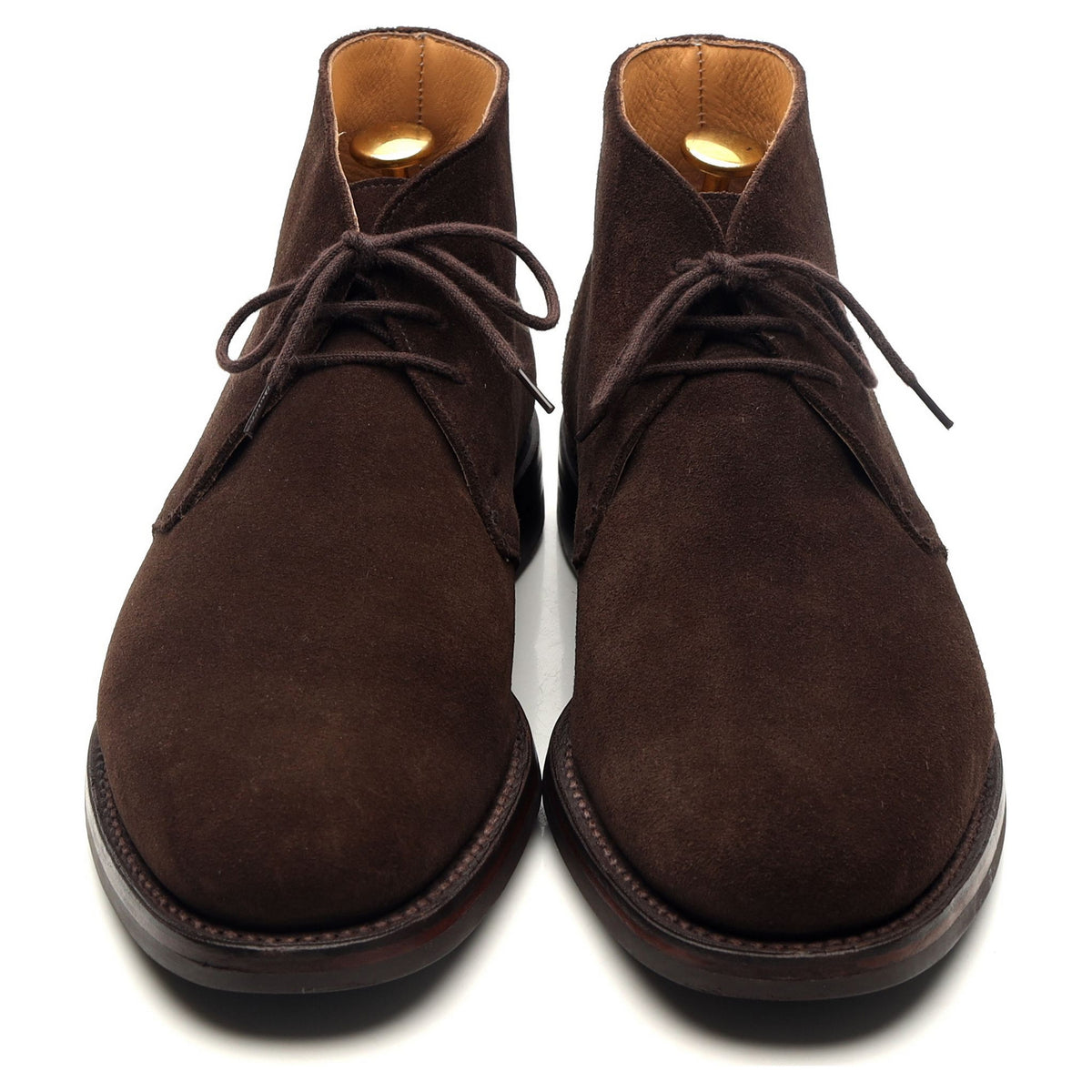 &#39;Chiltern&#39; Dark Brown Suede Chukka Boots UK 7.5 E