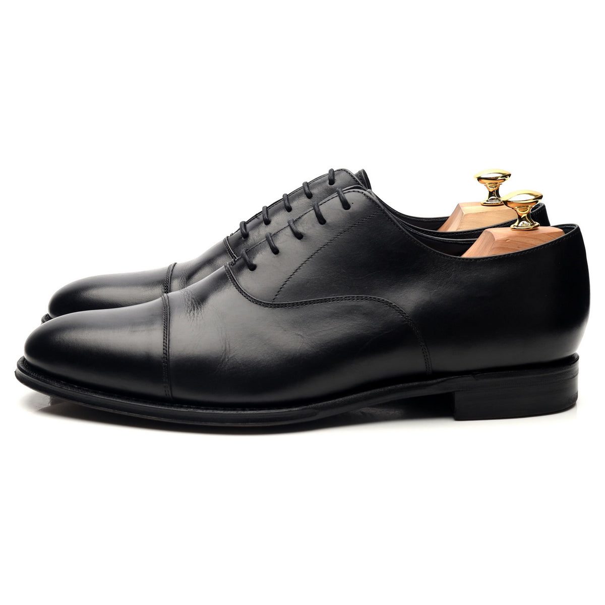 &#39;6824&#39; Black Leather Oxford UK 11.5