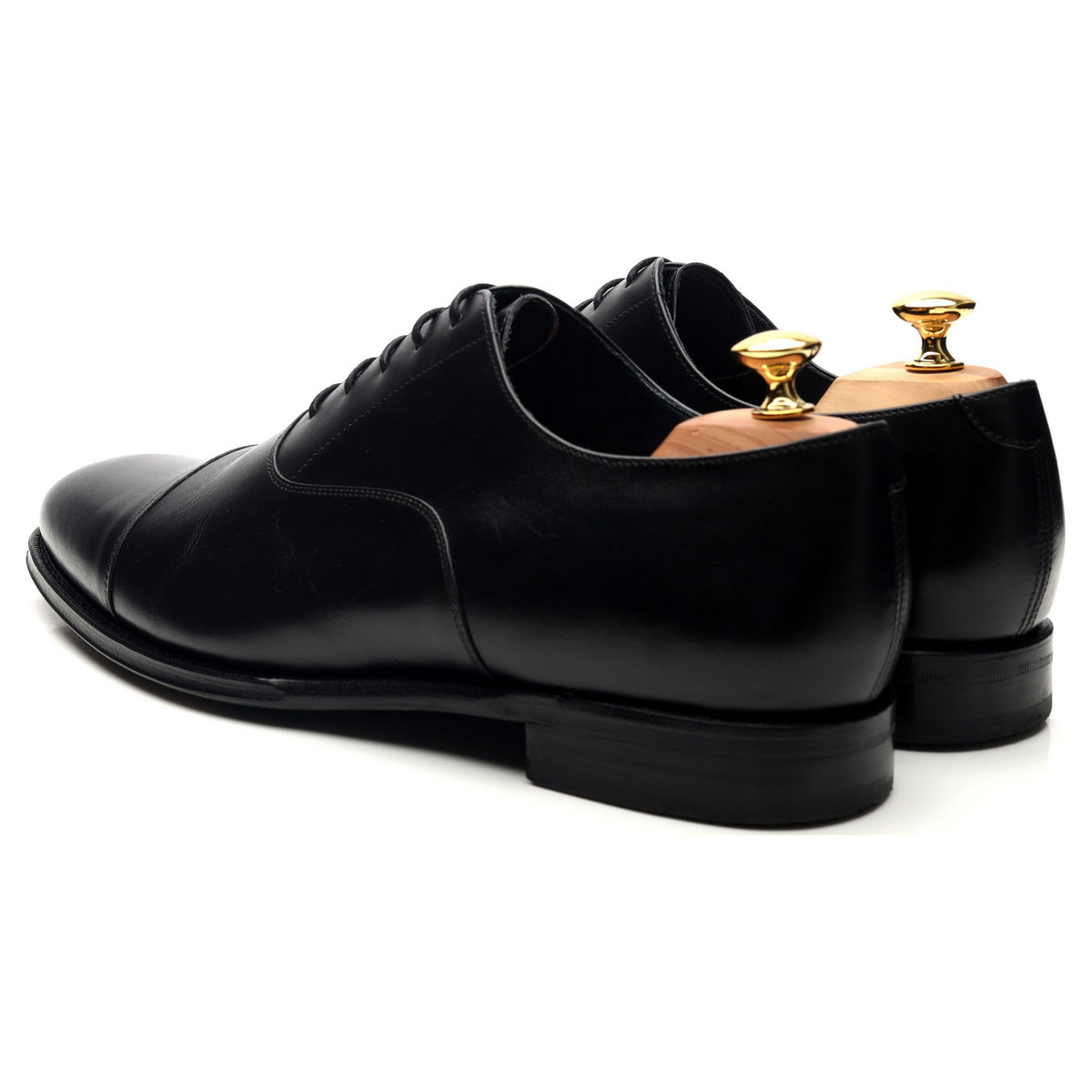 &#39;6824&#39; Black Leather Oxford UK 11.5