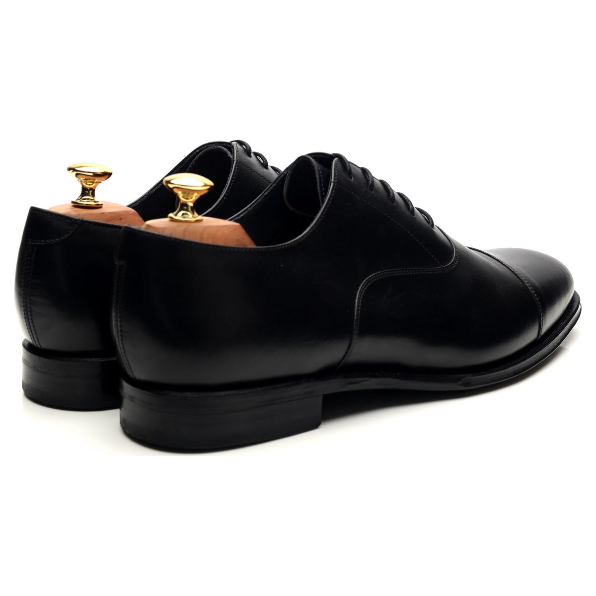 &#39;6824&#39; Black Leather Oxford UK 11.5