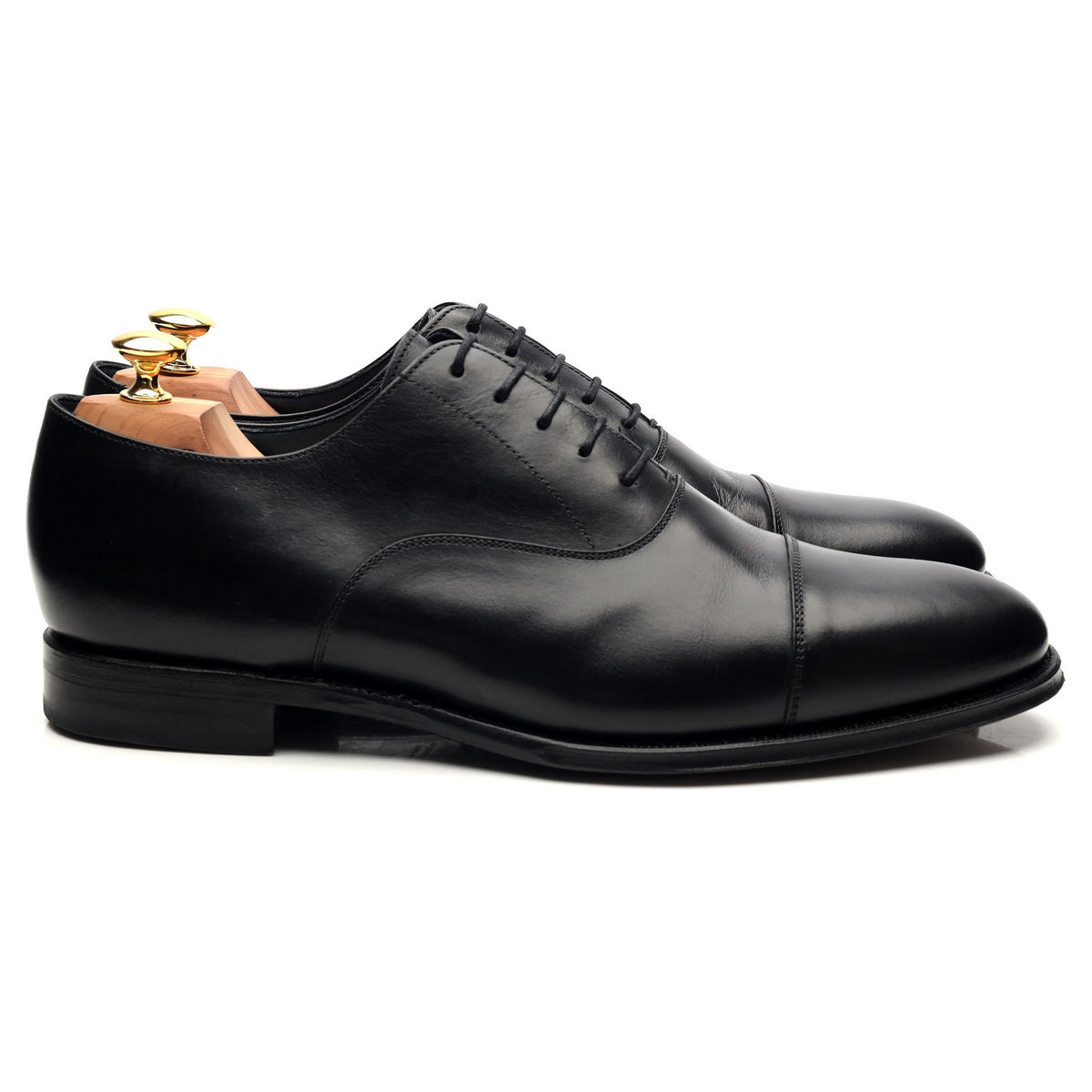 &#39;6824&#39; Black Leather Oxford UK 11.5