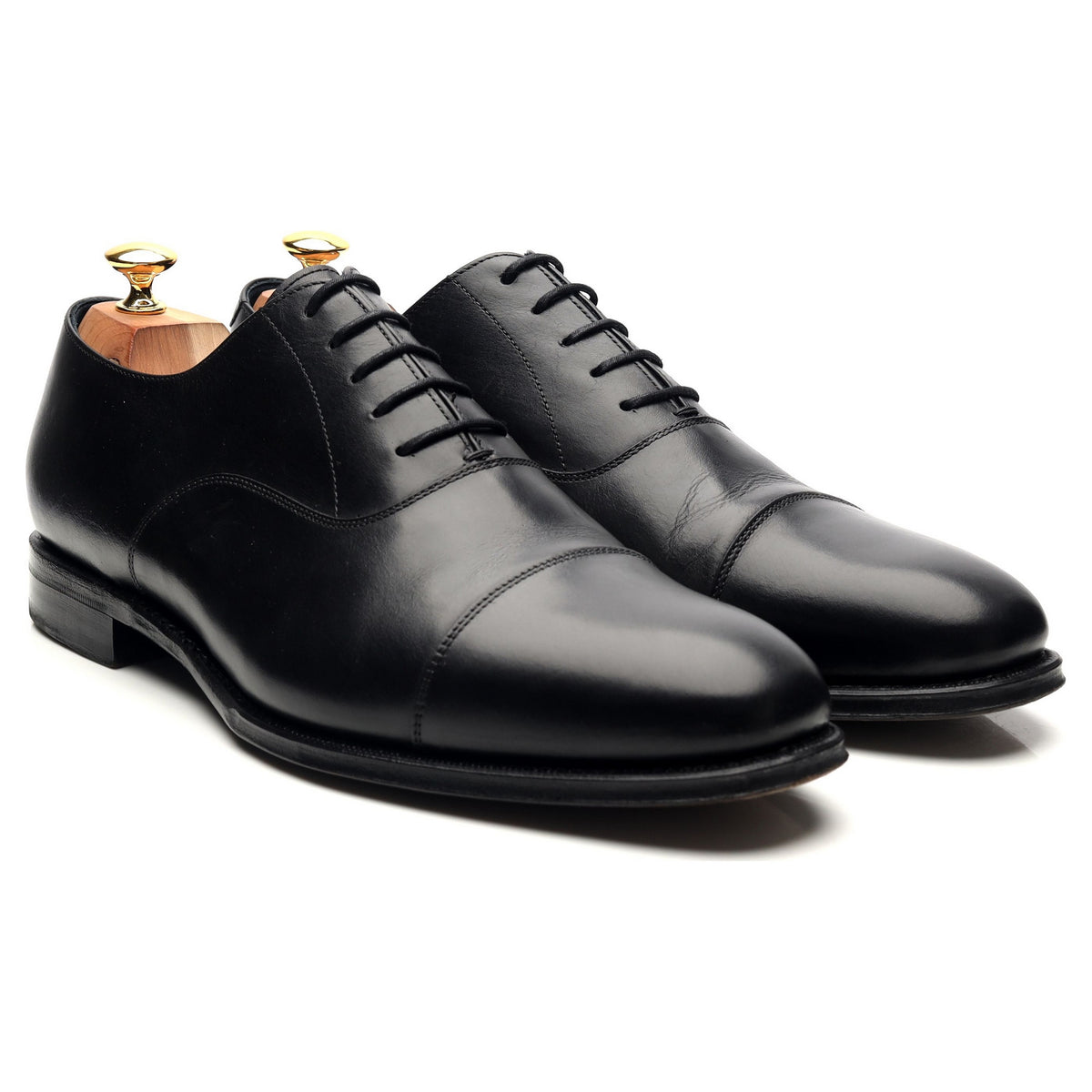 &#39;6824&#39; Black Leather Oxford UK 11.5