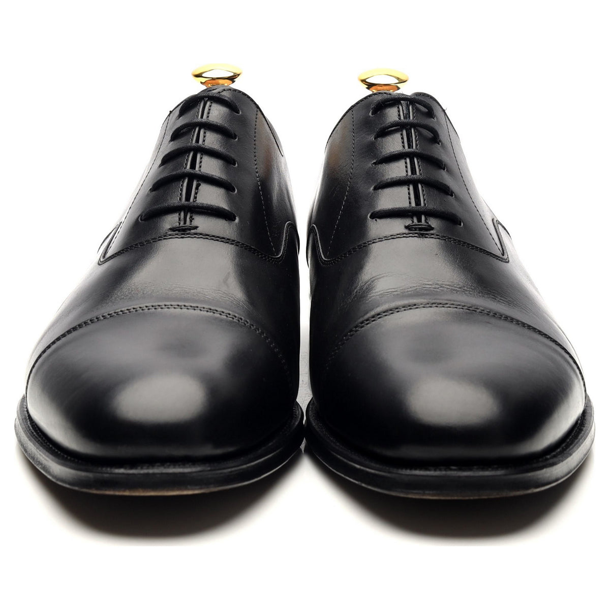 &#39;6824&#39; Black Leather Oxford UK 11.5