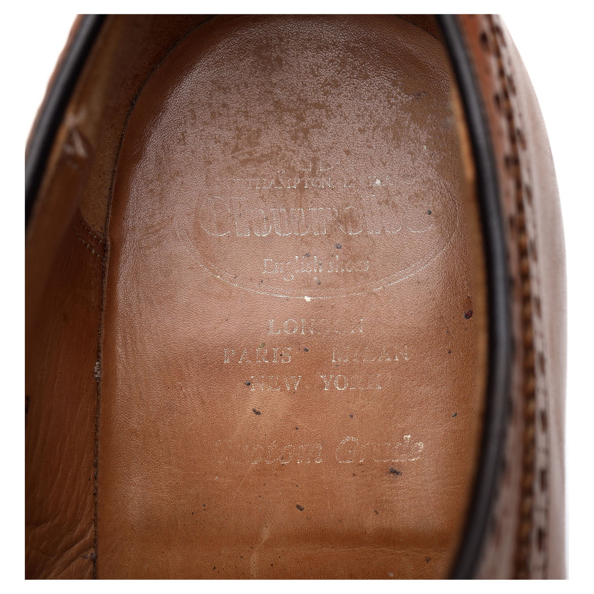 &#39;Grafton&#39; Brown Leather UK 10.5 G