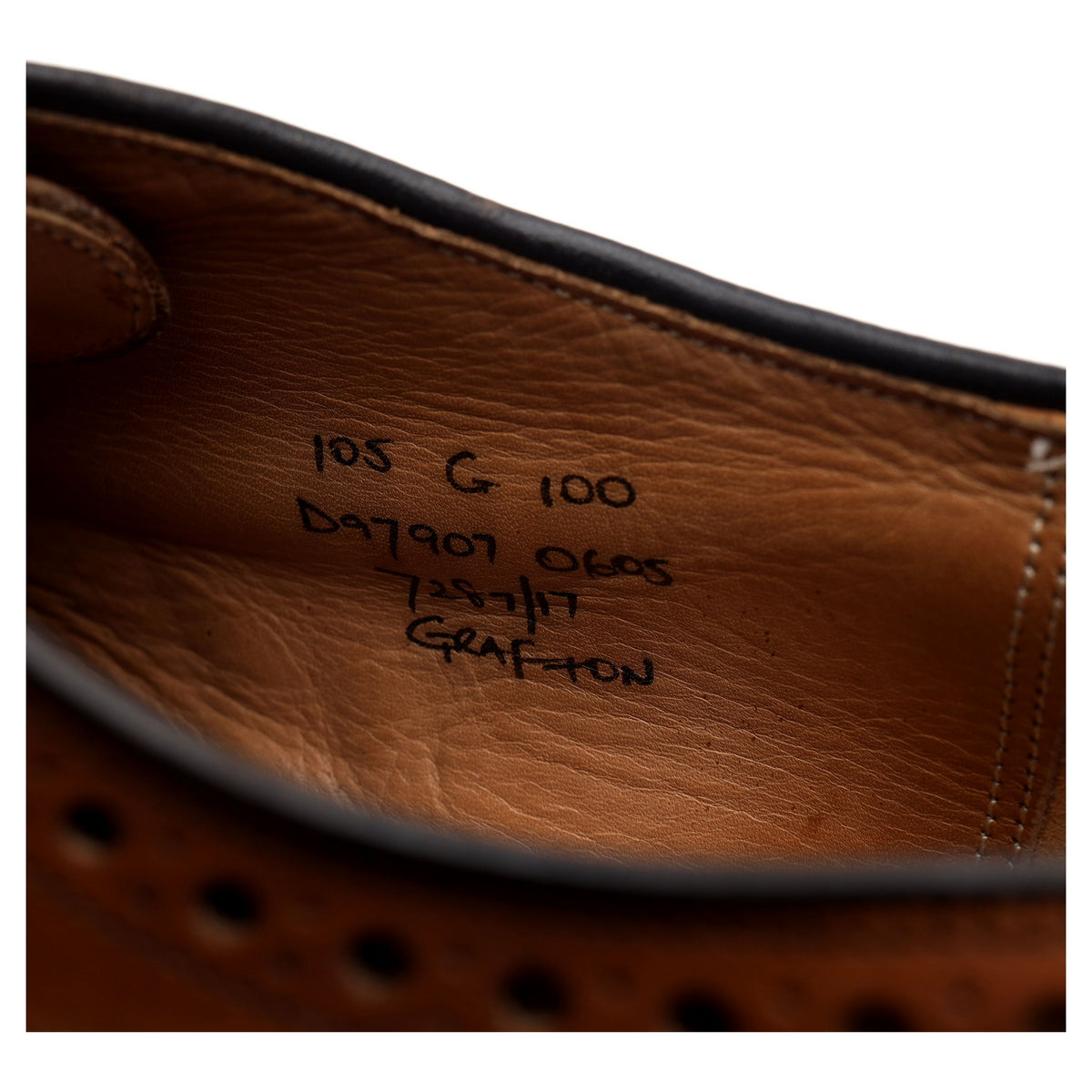 &#39;Grafton&#39; Brown Leather UK 10.5 G