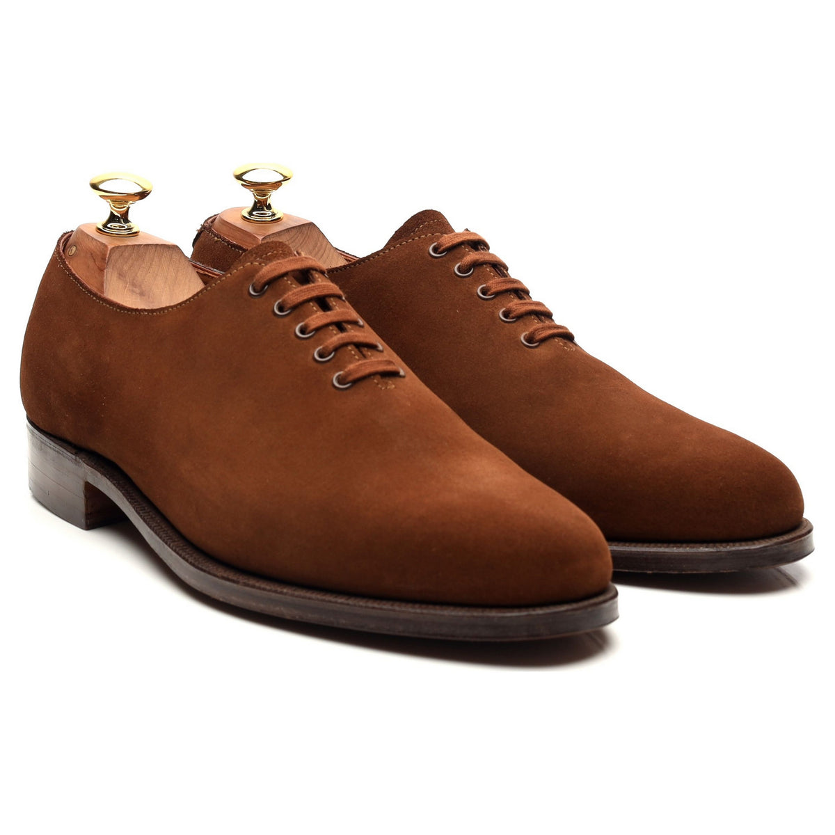 &#39;Kent&#39; Brown Suede Wholecut Oxford UK 7 E