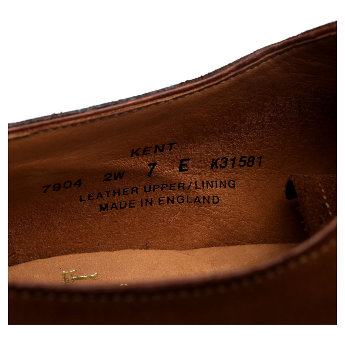 &#39;Kent&#39; Brown Suede Wholecut Oxford UK 7 E