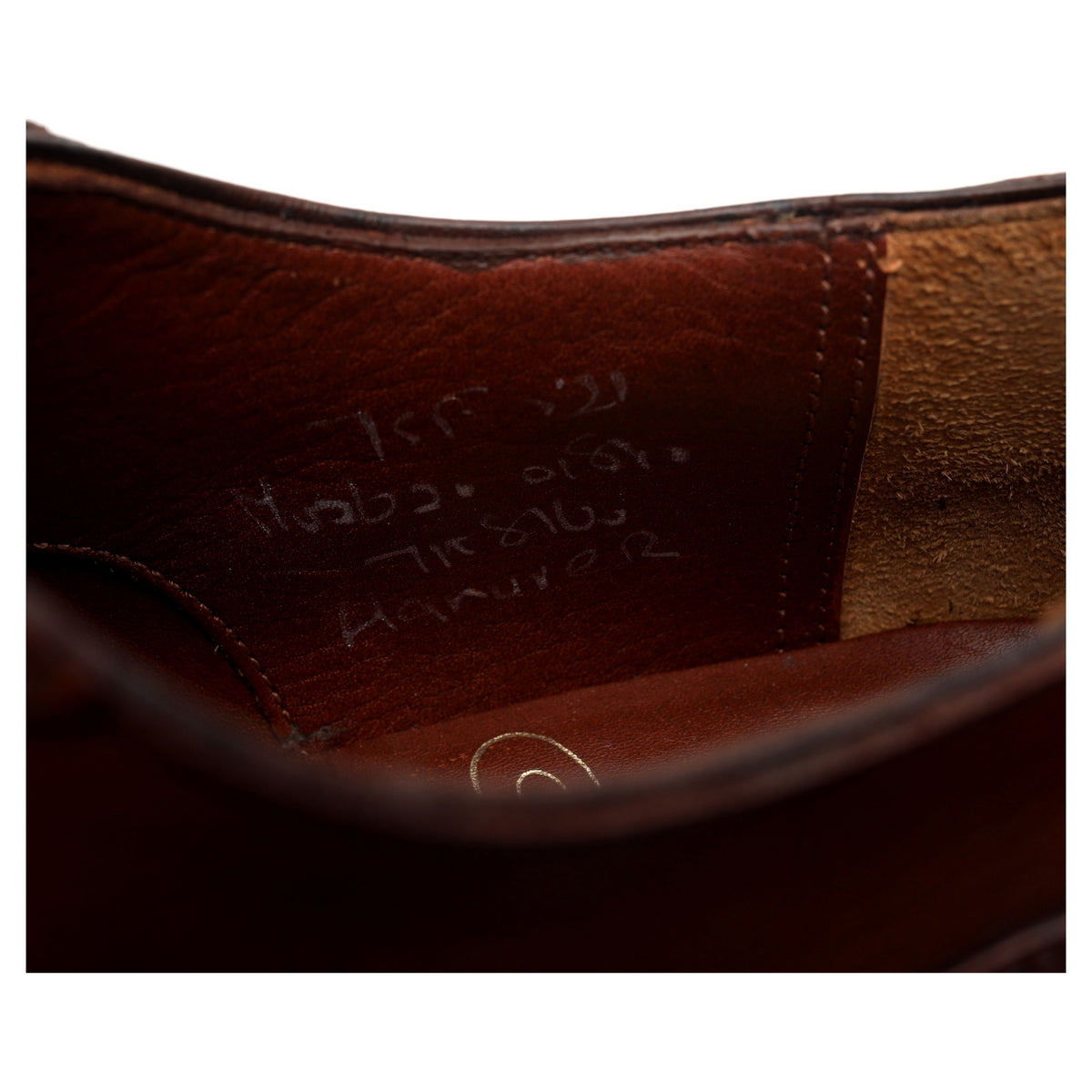 Masterclass &#39;Hanover&#39; Tan Brown Leather Oxford UK 7.5 F