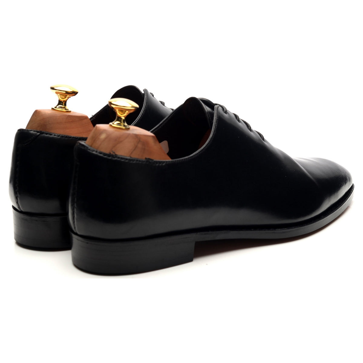 &#39;910&#39; Black Cordovan Leather Wholecut Oxford UK 9.5 EE