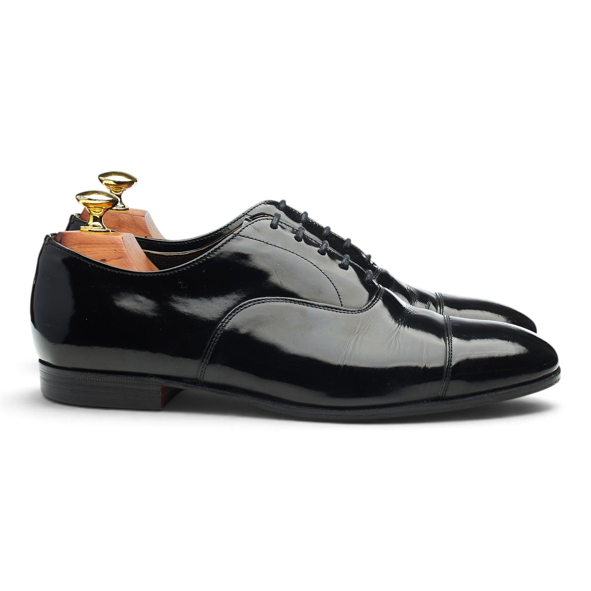 'Sackville' Black Patent Leather Oxford UK 7 F