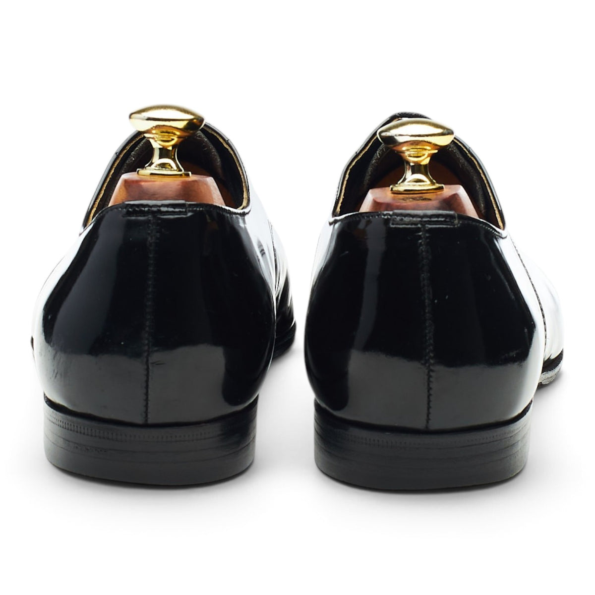 'Sackville' Black Patent Leather Oxford UK 7 F