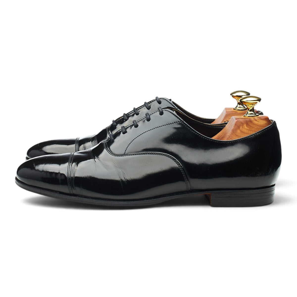 'Sackville' Black Patent Leather Oxford UK 7 F