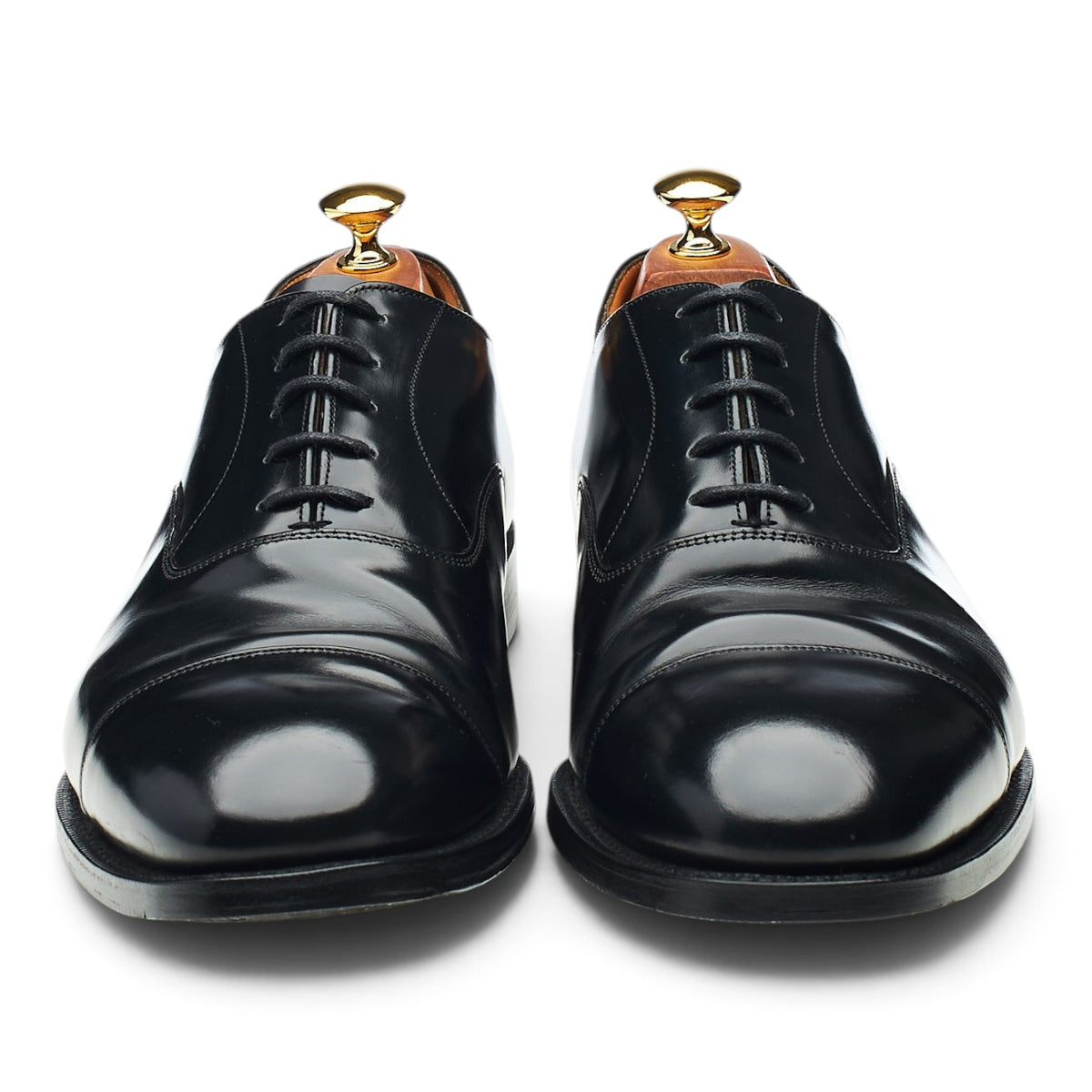 'Balmoral' Black Leather Oxford UK 10 G