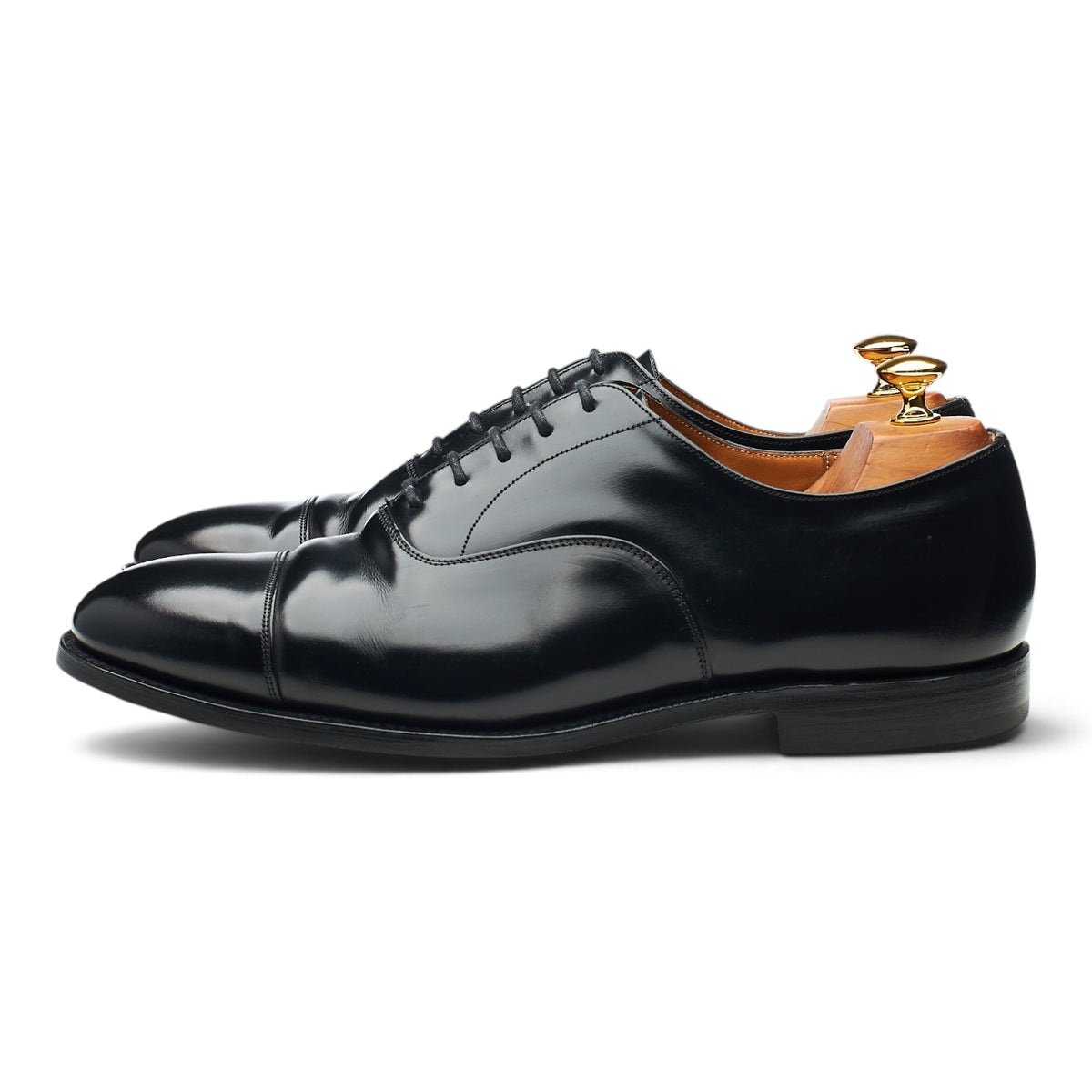 'Balmoral' Black Leather Oxford UK 10 G