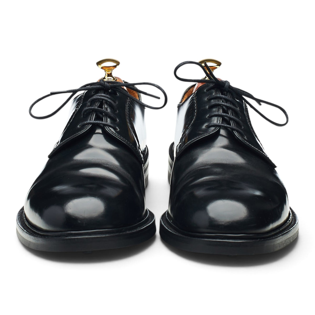 'Shannon' Black Leather Derby UK 9 F