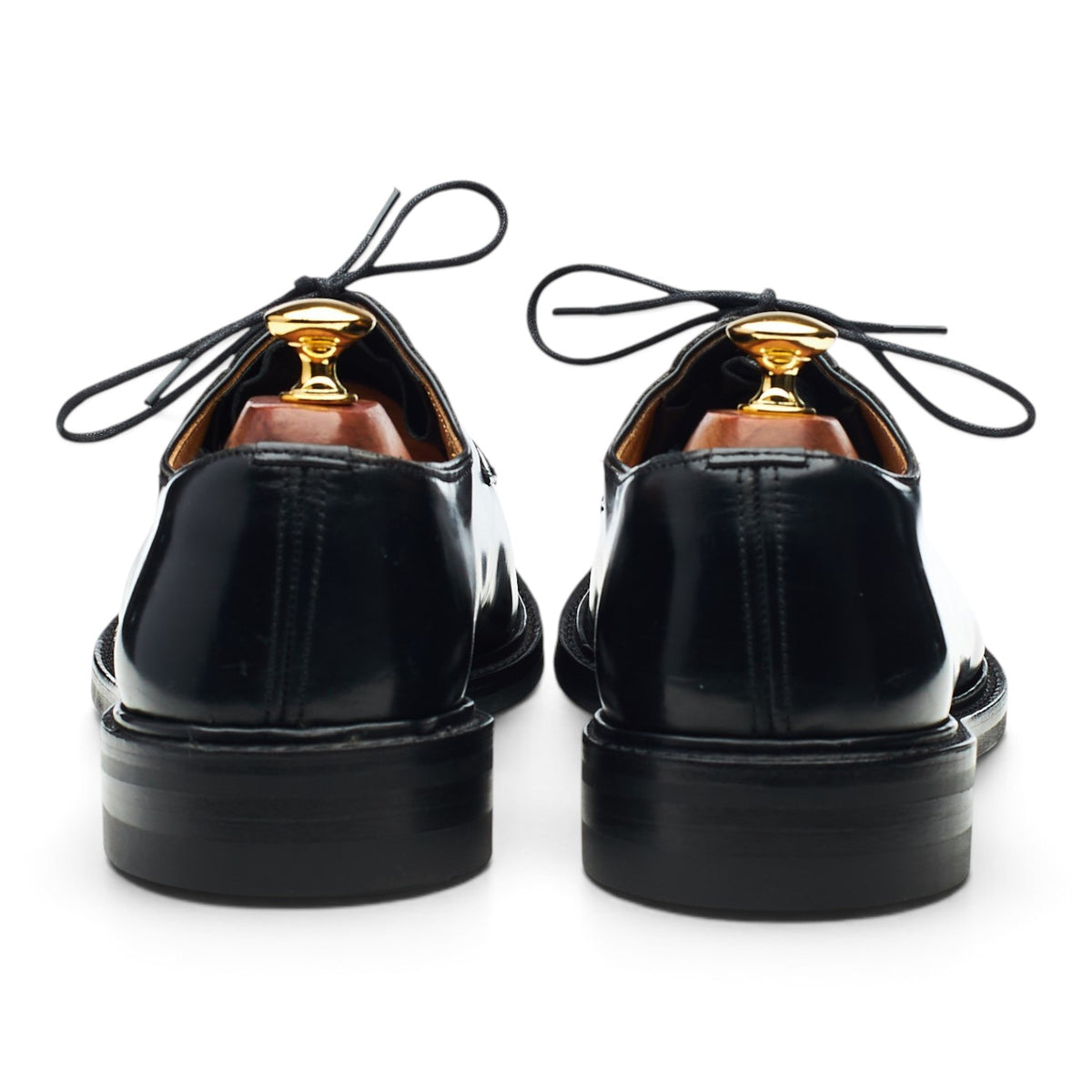 'Shannon' Black Leather Derby UK 9 F